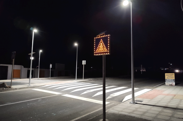Iluminación para pasos peatonales más seguros